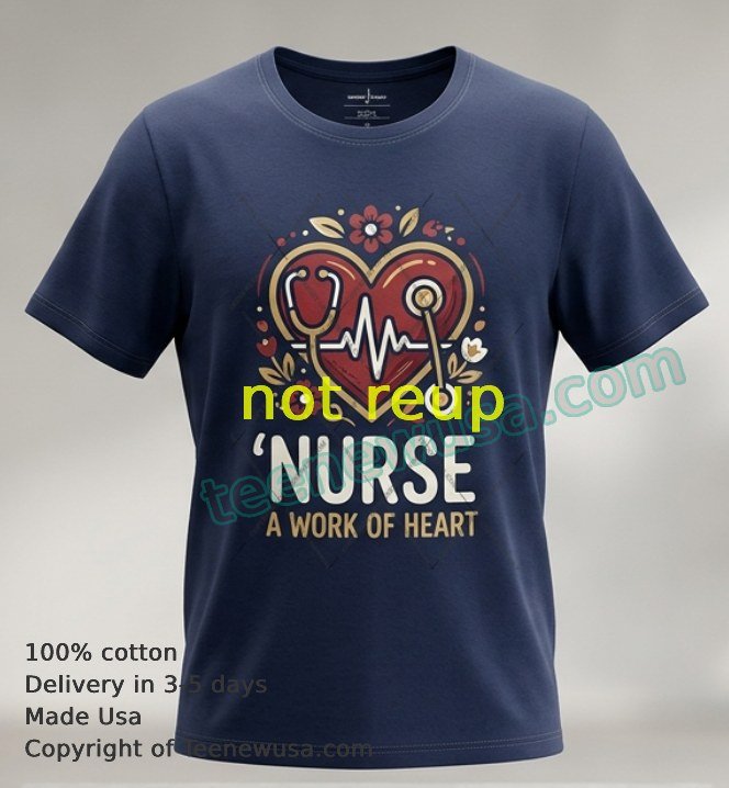 Nurse A work of heart t-shirt Nurse A Work Of Heart T Shirt