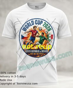 Official Mexico Vs Czech Republic World Cup 2026 Match Tee