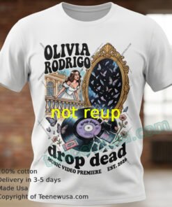 Olivia Rodrigo Drop Dead Music Video Aesthetic Graphic Tee