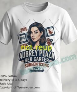 Own The Icon The Aubrey Plaza Career Tribute Tee