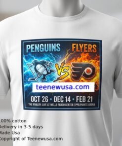 Penguins Vs Flyers 2026 Playoff Tribute Tee
