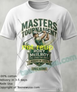 Rory Mcilroy At Masters 2026 T Shirt