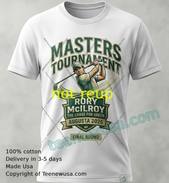 Rory McIlroy at Masters 2026 t-shirt Rory Mcilroy At Masters 2026 T Shirt