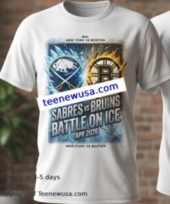Sabres Vs Bruins Gameday Tee The Ultimate Nhl Rivalry Shirt 1