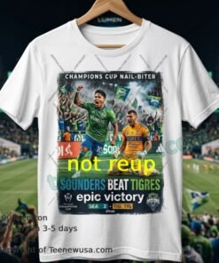 Sounders Vs Tigres Champions Cup Winners Graphic Shirt