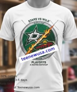 Stars Vs Wild 2026 Playoff Clash Tee