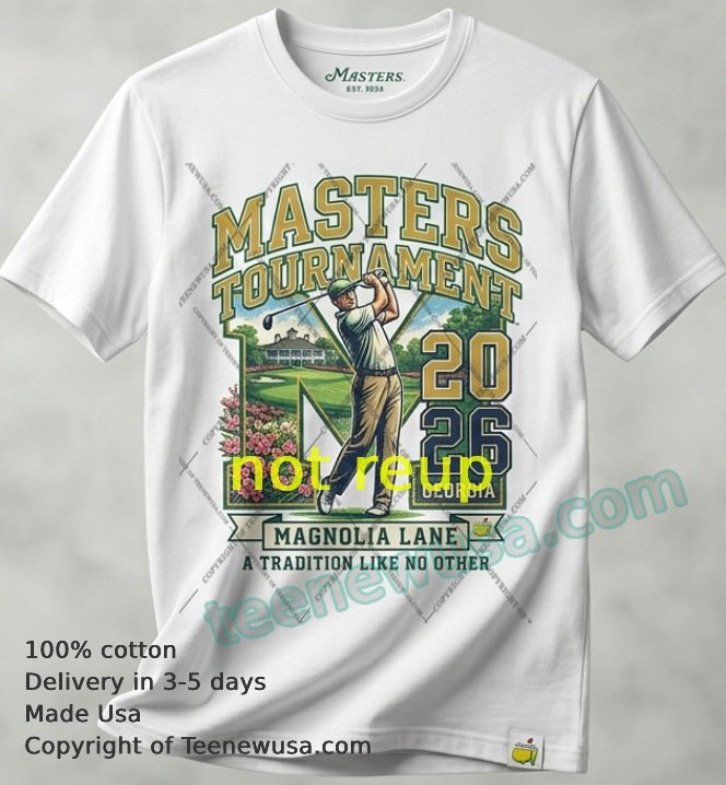 T-shirt for the 2026 Masters season T Shirt For The 2026 Masters Season