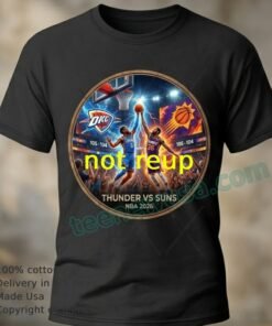Thunder Vs Suns 2026 Nba Playoffs Western Conference Matchup Tee