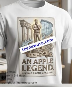 Tim Cook The Architect Of The 4 Trillion Apple Era T Shirt