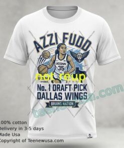 Uconn Guard Azzi Fudd T Shirt