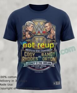 Undisputed Wwe Championship Cody Rhodes Vs. Randy Orton Black T Shirt