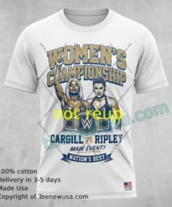 Womens Championship Jade Cargill Vs Rhea Ripley White T Shirt