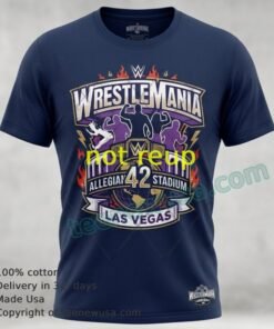 Wrestlemania 42 World Heavyweight Championship Black T Shirt
