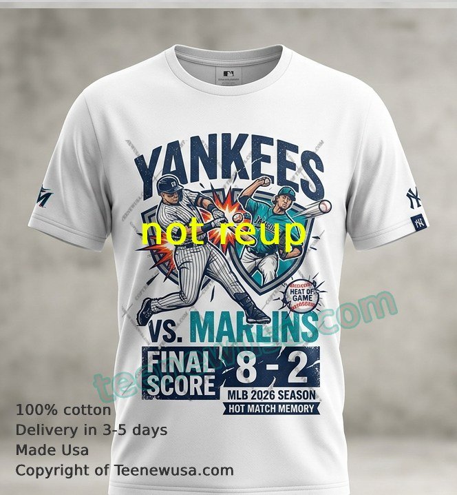 Yankees vs Marlins at mlb 2026 sport t-shirt Yankees Vs Marlins At Mlb 2026 Sport T Shirt