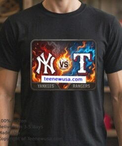 Yankees Vs Rangers 2026 Rivalry Tee
