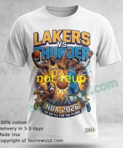 Lakers Vs Thunder Nba 2026 T Shirt