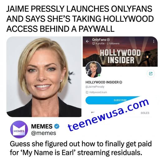 Jaime Pressly on OnlyFans