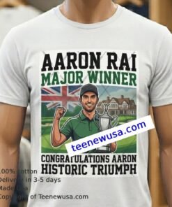 Aaron Rai Major Winner T Shirt