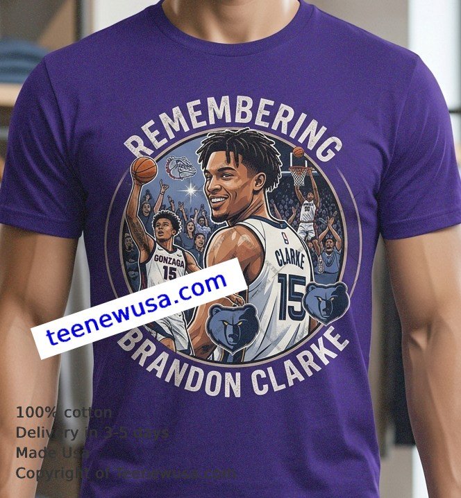 Brandon Clarke Commemorative T-shirt Brandon Clarke Commemorative T Shirt