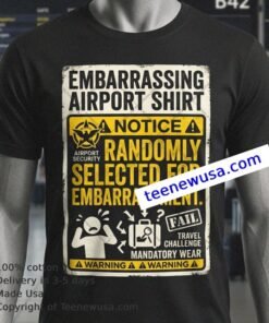 Embarrassing Airport Shirt Challenge