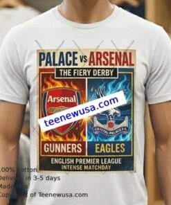 Grab Your Crystal Palace Vs Arsenal Premier League Tee
