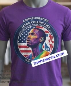 Jason Collins Commemorative T Shirt First Active N.b.a. Player To Come Out As Gay