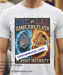Oklahoma City Thunder Vs Los Angeles Lakers Nba Sport T Shirt