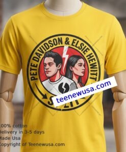 Pete Davidson Elsie Hewitt Split T Shirt