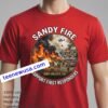 Sandy Fire In Simi Valley T Shirt