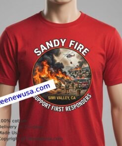 Sandy Fire In Simi Valley T Shirt