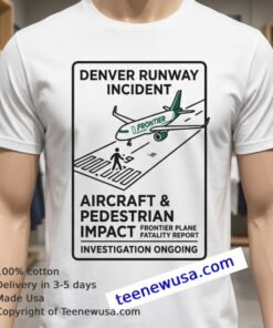 T Shirt Commemorating The Denver Airport Accident