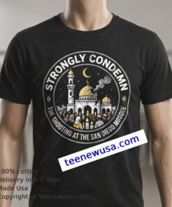 T Shirt Condemns San Diego Mosque Shooting