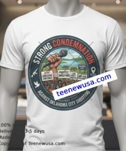 T Shirt Protesting Shooting At Lakeside Party Edmond Oklahoma City