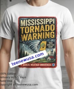 The Mississippi Tornado Warning Tribute Tee