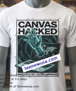Canvas Hacked T Shirt