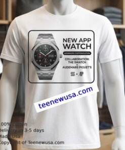New App Watch Collaboration The Swatch And Audemars Piguets News Article T Shirt