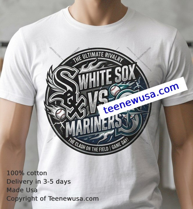 white sox vs mariners sport t-shirt White Sox Vs Mariners Sport T Shirt 1