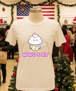 Full team t-shirt of Kim Hansul's cheerleading squad