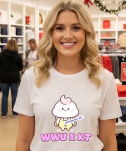 Full team t-shirt of Kim Hansul's cheerleading squad