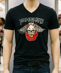 100 Demons Band Logo Shirt