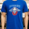 100 Demons Band Logo Shirt Blue Shirt