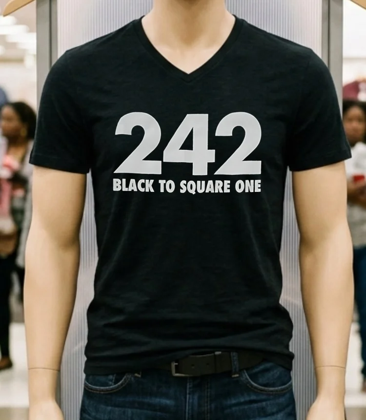 242 Black To Square One Shirt Balck Shirt 1