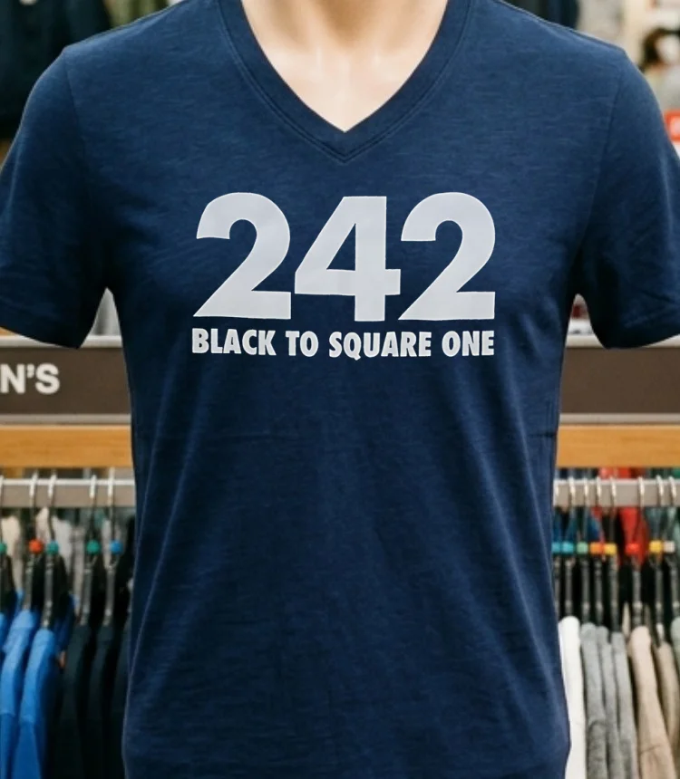 242 Black To Square One Shirt - navy-shirt 242 Black To Square One Shirt Navy Shirt 1