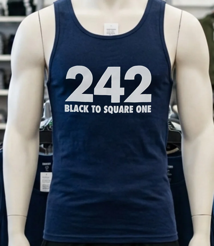 242 Black To Square One Shirt - navy-shirt 242 Black To Square One Shirt Navy Shirt