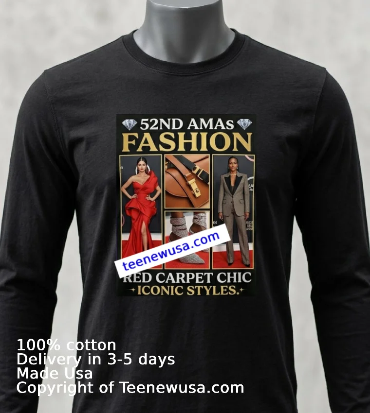 52nd Amas Fashion T Shirt Balck Shirt