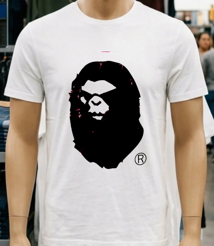 A Bathing Genuine Nowhere Journey Shirt - white-t-shirt A Bathing Genuine Nowhere Journey Shirt White T Shirt 3