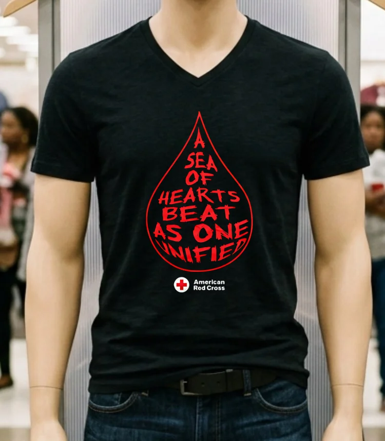 A Sea Of Hearts Beat As One Unified Shirt - balck-shirt A Sea Of Hearts Beat As One Unified Shirt Balck Shirt 1