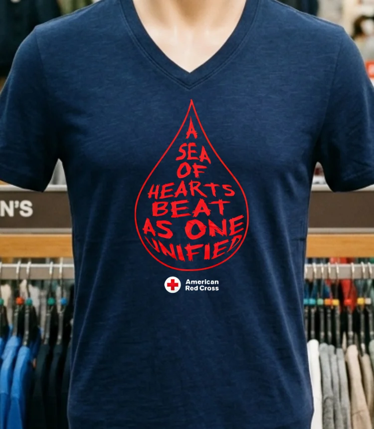 A Sea Of Hearts Beat As One Unified Shirt Navy Shirt 1