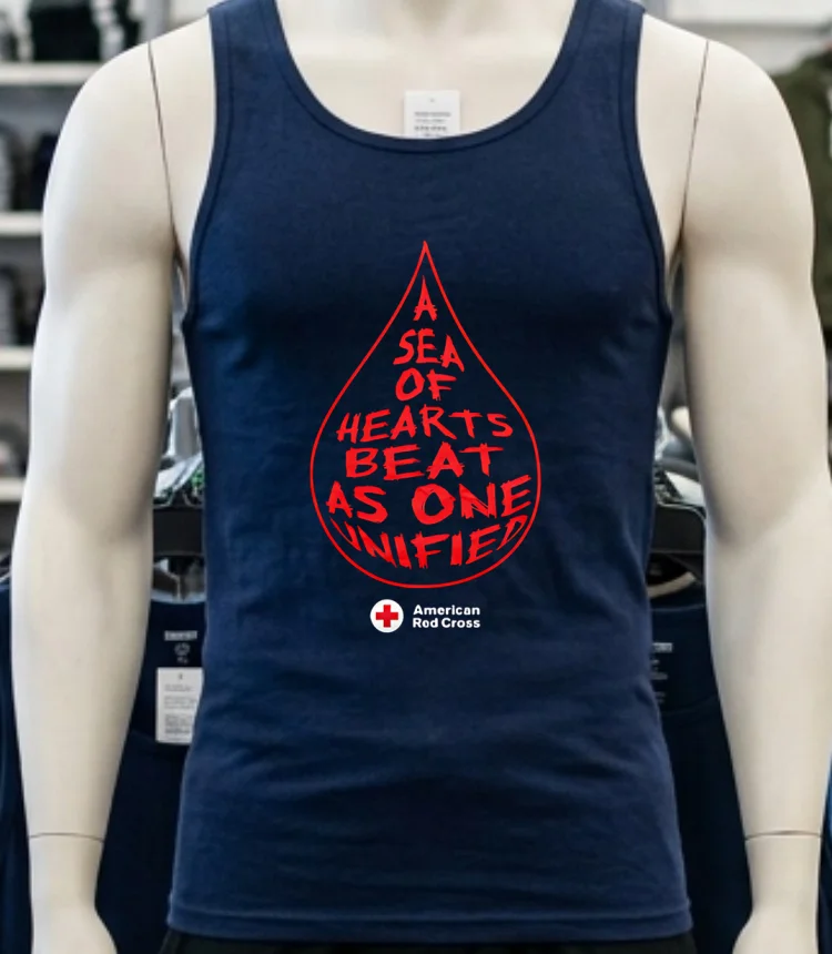 A Sea Of Hearts Beat As One Unified Shirt Navy Shirt