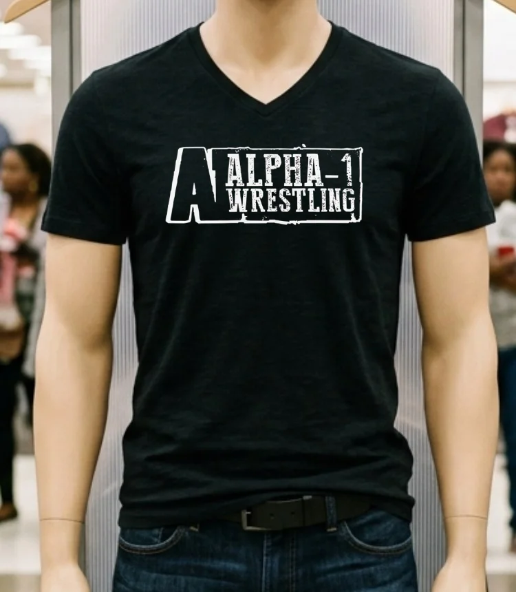 A1 Wrestling Logo Shirt - balck-shirt A1 Wrestling Logo Shirt Balck Shirt 1